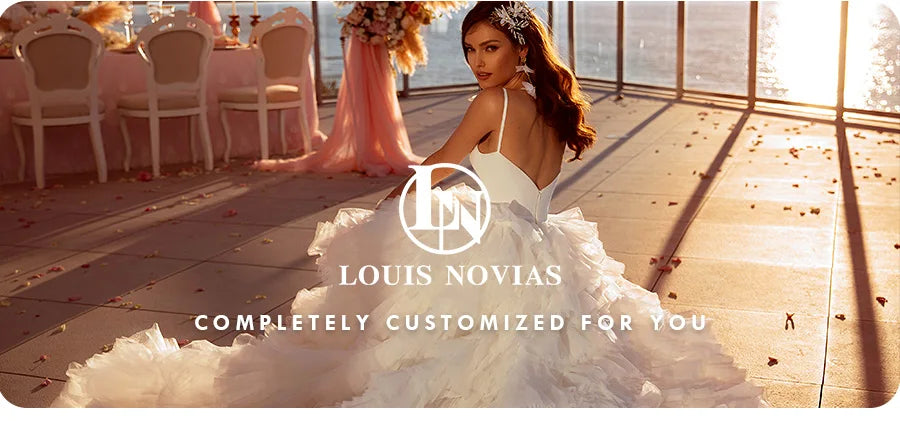 LOUIS NOVIAS A-Line Wedding Dress Elegant Vestidos De Novia Off the Shoulder Beaded Appliques Bride Skirt Sweetheart Bridal Gown