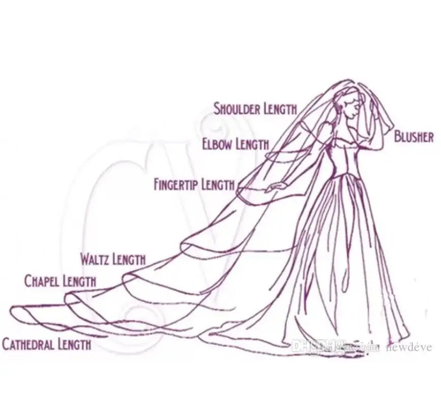 Real Image Bridal Veils With Bow 0.8m Vestido De Noiva Longo Wedding Veil Ivory White Veil With Free Comb
