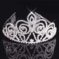 Bride Tiara Crown Large Headdress Princess Diadem Wedding Crown Pageant Head ornaments Hair Jewelry Accessories