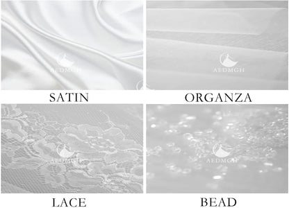 Aedmgh A-Line Delicate Wedding Dresses For Women Scalloped Vestido De Novia Lace Beaded Sequined Flowers Custom Made Bridal Gown