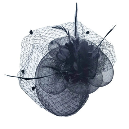 Bride Headwear hat Veil Wedding Hair Accessories Flowers Feather Mesh Veil Face Cover Multi Colors Korea Japan Black White