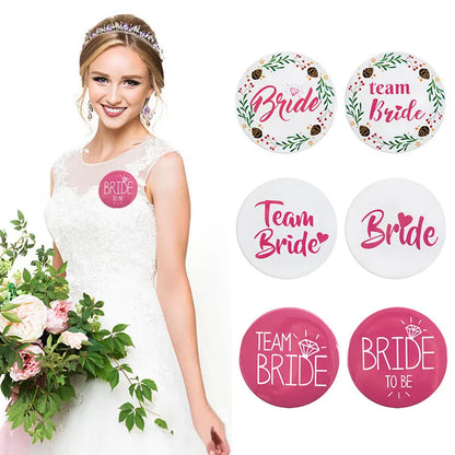 White Short Bridal Wedding Veil Wedding Decorations Bride To Be Sash Bachelorette Party Girl Hen Partys Decor Hair Accessories