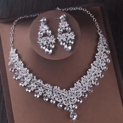 Bride Crown Set  rhinestone Sweet Birthday