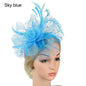 Bride Headwear hat Veil Wedding Hair Accessories Flowers Feather Mesh Veil Face Cover Multi Colors Korea Japan Black White