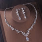 Bride Crown Set  rhinestone Sweet Birthday