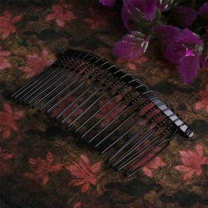 New 20 Teeth Bridal Blank Hair Metal Wedding Veil Side Comb Hair Accessories