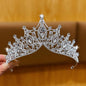 1 large crown fashionable temperament crown headband sweet wind hair accessory suitable for performances and birthdays