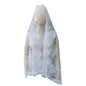 Muslims Lace Wedding Veils Church Mantilla Wedding Bride Head Covering Veils for Women Black and Gold