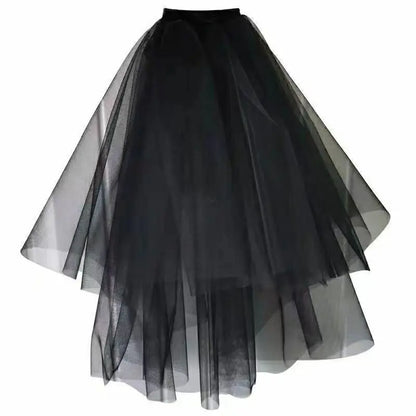 Wedding Bridal Head Veils Black Vintage Double-Layer Gauze Mesh Lace Veil Women's Girls Party Headwear Accessories Photos Props