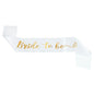 White Short Bridal Wedding Veil Wedding Decorations Bride To Be Sash Bachelorette Party Girl Hen Partys Decor Hair Accessories